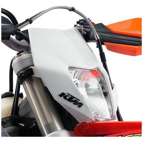 Plaque Phare EXC 2014-2015 Orange-Blanc-Noir : Plaque Phare EXC  125-200-250-300-350-450-500 2014-2015 Orange-Blanc-Noir﻿﻿ - KTM